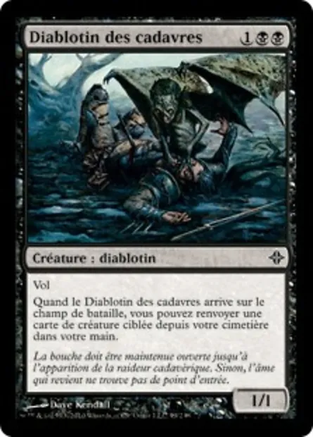 Diablotin des cadavres, carte Magic ROE 99 — extension L'ascension des Eldrazi