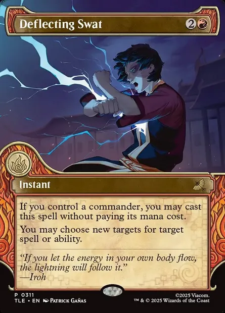 Claque déflectrice, carte Magic TLE 311 — extension Avatar: The Last Airbender Eternal