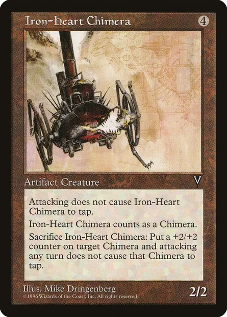 Iron-Heart Chimera, Magic card VIS 146 — Visions set