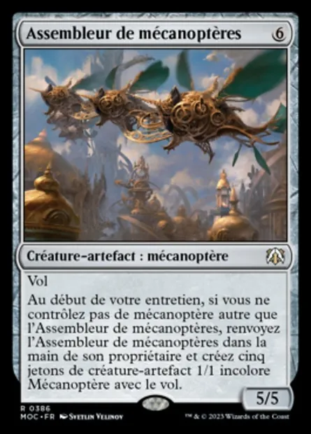 Assembleur de mécanoptères, carte Magic MOC 386 — extension March of the Machine Commander