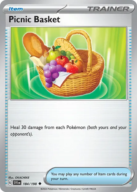 Picnic Basket, Pokémon card SVI 184 — Scarlet & Violet set