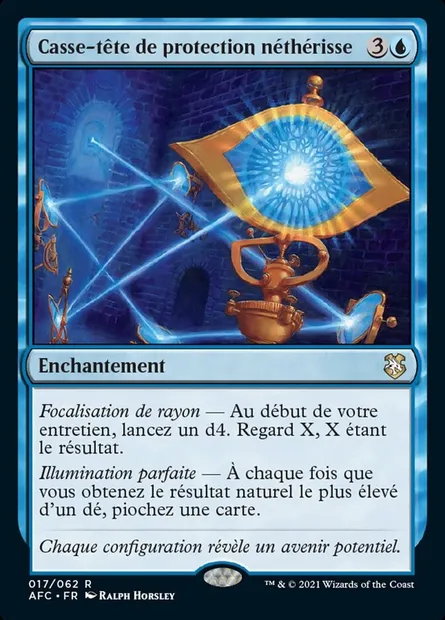 Casse-tête de protection néthérisse, carte Magic AFC 17 — extension Forgotten Realms Commander