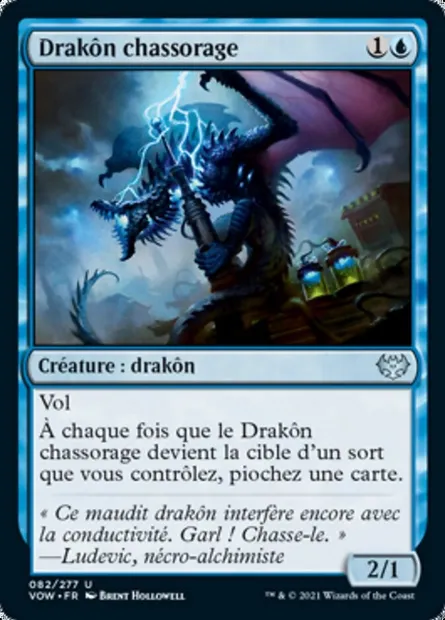 Drakôn chassorage, carte Magic VOW 82 — extension Innistrad : noce écarlate