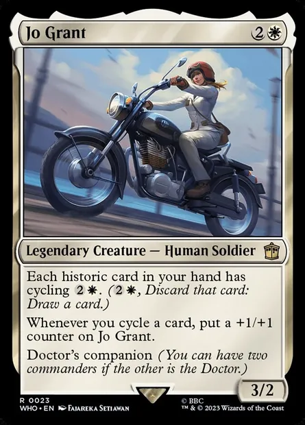 Jo Grant, Magic card WHO 23 — Doctor Who set