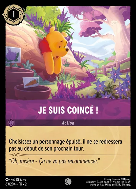 Je suis coincé !, carte Disney Lorcana CH2-063 — extension L'Ascension des Floodborn