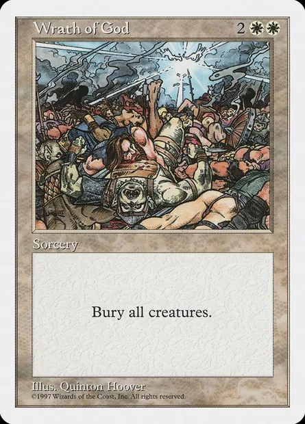 Wrath of God, Magic card 5ED 69 — Fifth Edition set