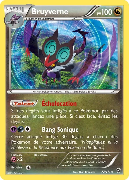 Bruyverne, carte Pokémon FFI 77 — extension Poings Furieux