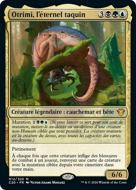 Otrimi, l'éternel taquin, carte Magic C20 12 — extension Commander 2020