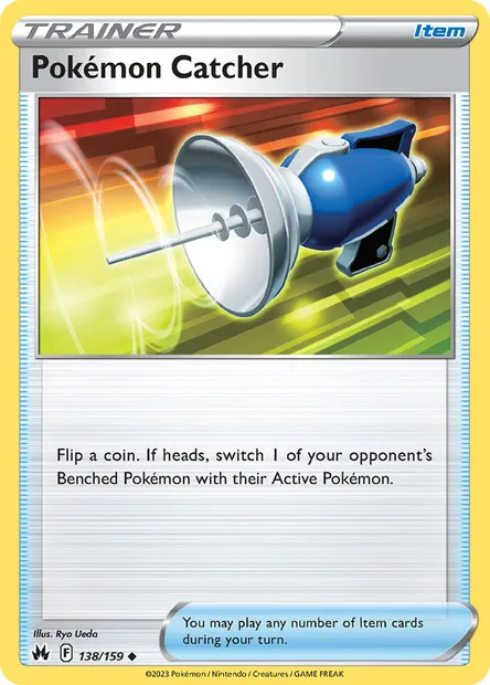 Pokémon Catcher, Pokémon card CRZ 138 — Crown Zenith set