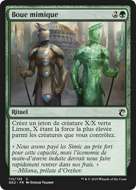 Boue mimique, carte Magic GK2 113 — extension RNA Guild Kit