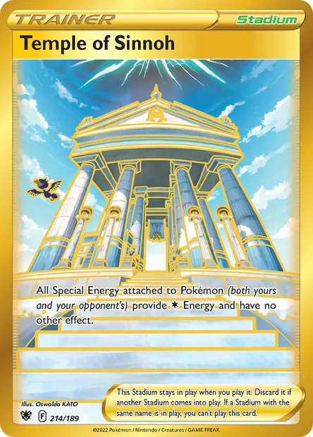 Temple of Sinnoh, Pokémon card ASR 214 — Astral Radiance set