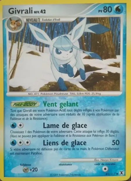 Givrali Niv. 42, carte Pokémon RR 41 — extension Rivaux Émergeants