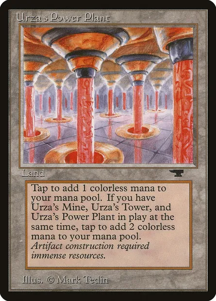 Centrale énergétique d'Urza, carte Magic ATQ 84b — extension Antiquities