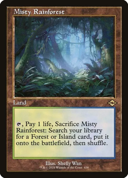 Misty Rainforest, Magic card MH2 438 — Modern Horizons 2 set