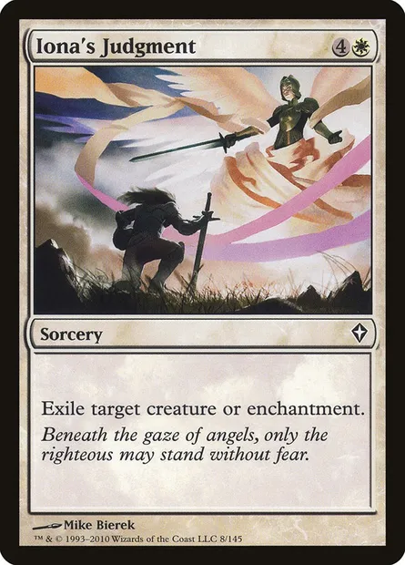Iona's Judgment, Magic card WWK 8 — Worldwake set