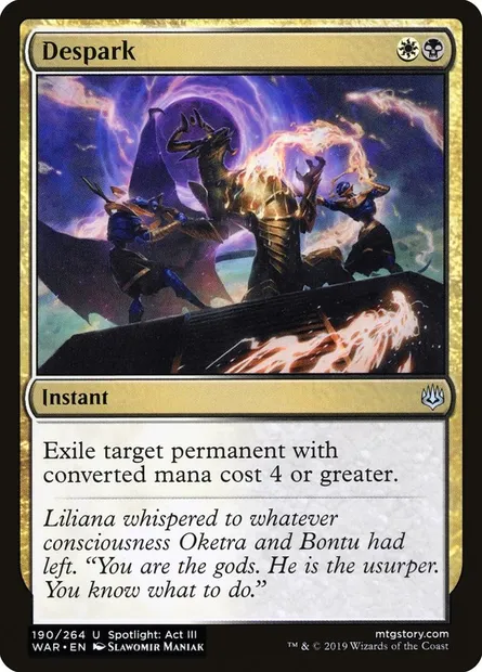 Despark, Magic card WAR 190 — War of the Spark set