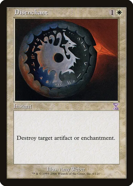 Disenchant, Magic card TSB 6 — Time Spiral Timeshifted set