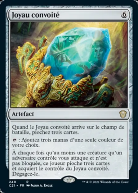 Joyau convoité, carte Magic C21 240 — extension Commander 2021