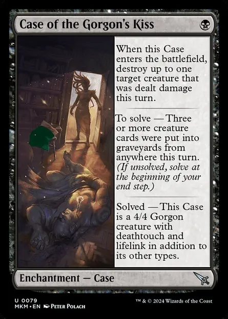 Case of the Gorgon's Kiss, Magic card MKM 79† — Murders at Karlov Manor set