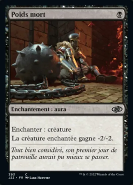 Poids mort, carte Magic J22 393 — extension Jumpstart 2022