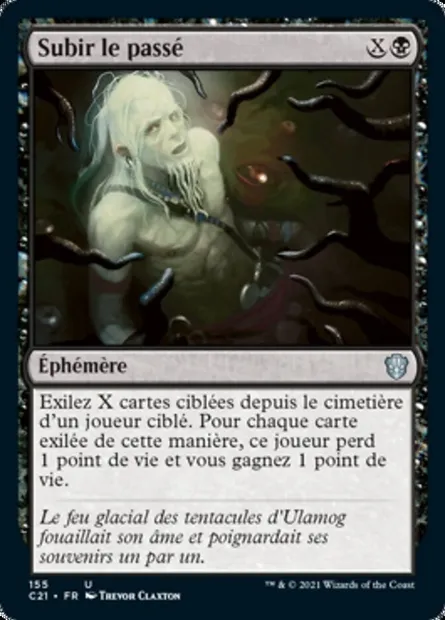 Subir le passé, carte Magic C21 155 — extension Commander 2021