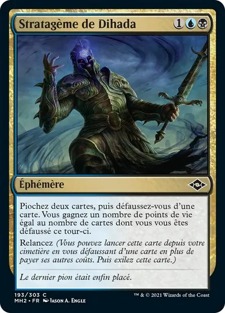 Stratagème de Dihada, carte Magic MH2 193 — extension Horizons du Modern 2