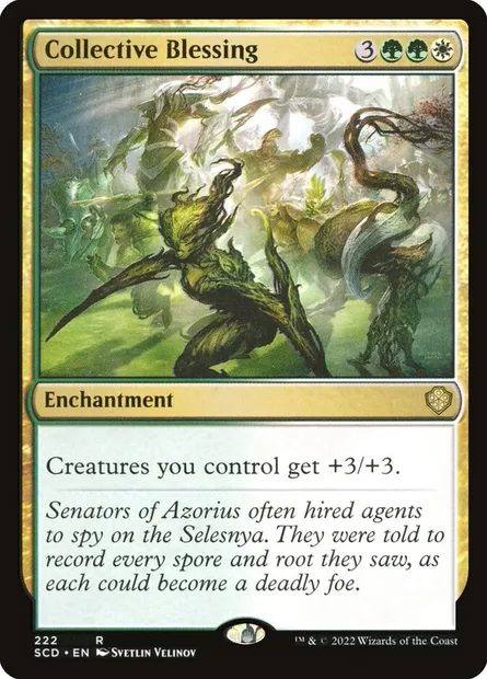 Collective Blessing, Magic card SCD 222 — Starter Commander Decks set