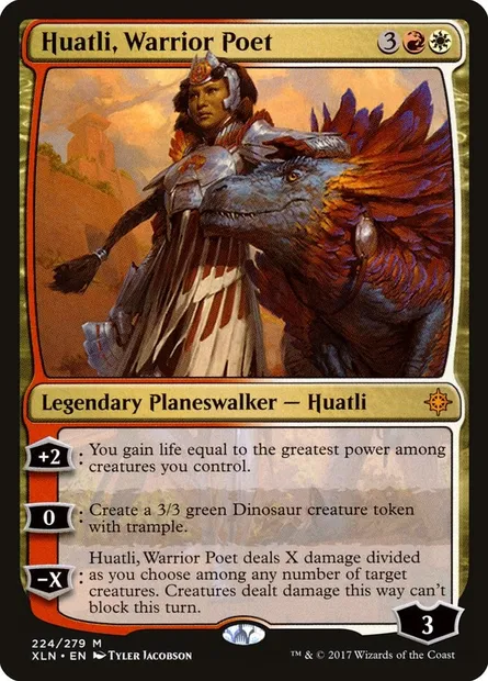Huatli, Warrior Poet, Magic card XLN 224 — Ixalan set