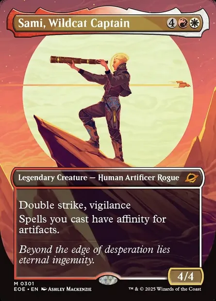 Sami, Wildcat Captain, Magic card EOE 301 — Edge of Eternities set