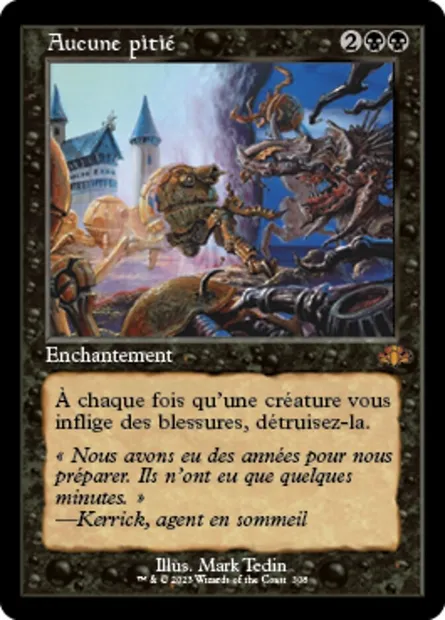 Aucune pitié, carte Magic DMR 308 — extension Dominaria Remastered