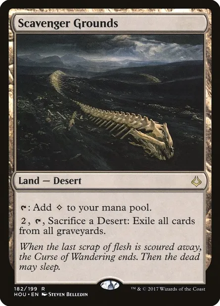 Scavenger Grounds, Magic card HOU 182 — Hour of Devastation set