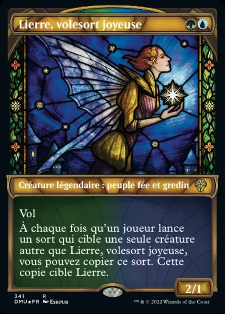 Lierre, volesort joyeuse, carte Magic DMU 341 — extension Dominaria Uni