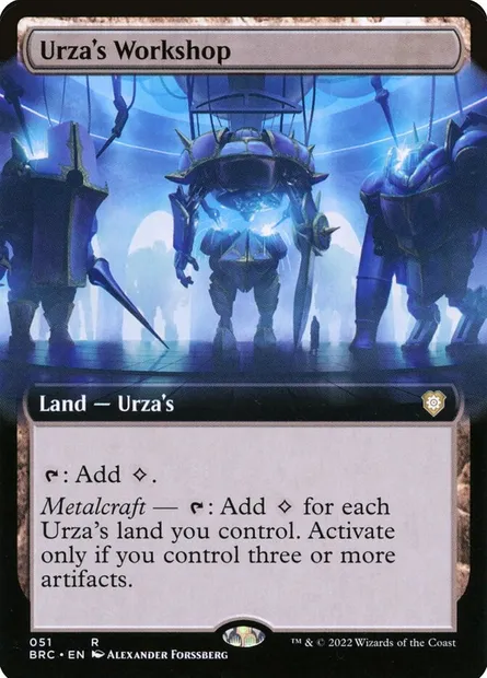 Urza's Workshop, Magic card BRC 51 — The Brothers' War Commander set