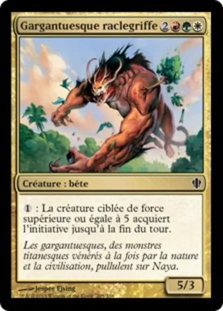 Gargantuesque raclegriffe, carte Magic C13 205 — extension Commander 2013