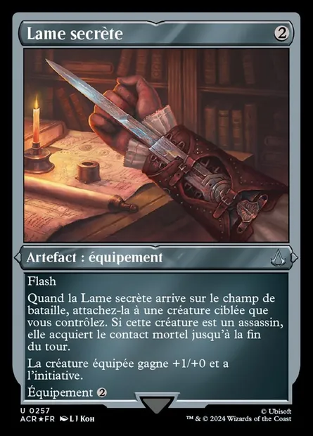 Lame secrète, carte Magic ACR 257 — extension Assassin's Creed