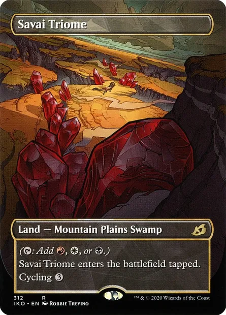 Savai Triome, Magic card IKO 312 — Ikoria: Lair of Behemoths set