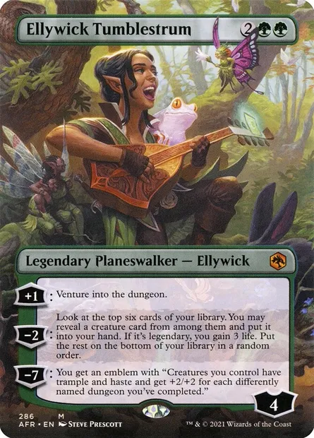 Ellywick Tumblestrum, Magic card AFR 286 — Adventures in the Forgotten Realms set