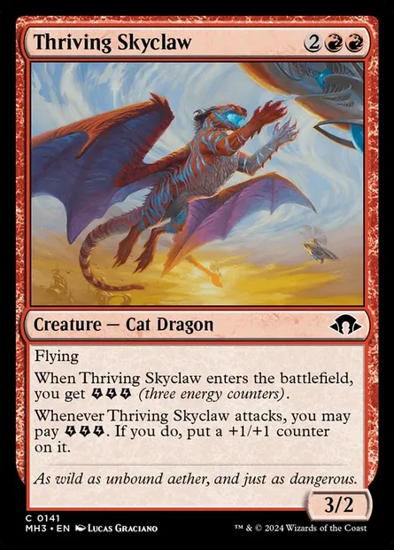 Thriving Skyclaw, Magic card MH3 141 — Modern Horizons 3 set