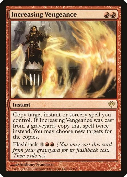 Increasing Vengeance, Magic card DKA 95 — Dark Ascension set