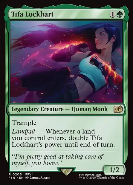 Tifa Lockhart, Magic card FIN 206 — Final Fantasy set