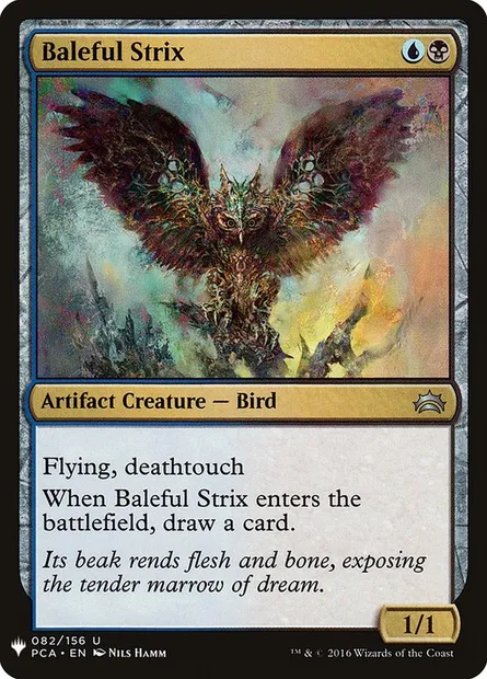 Baleful Strix, Magic card PLST PCA-82 — The List set