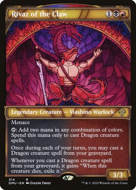 Rivaz of the Claw, Magic card DMU 314 — Dominaria United set