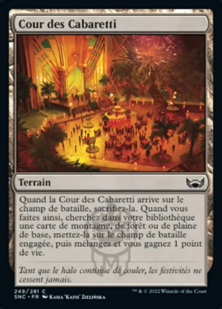 Cour des Cabaretti, carte Magic SNC 249 — extension Les rues de la Nouvelle-Capenna