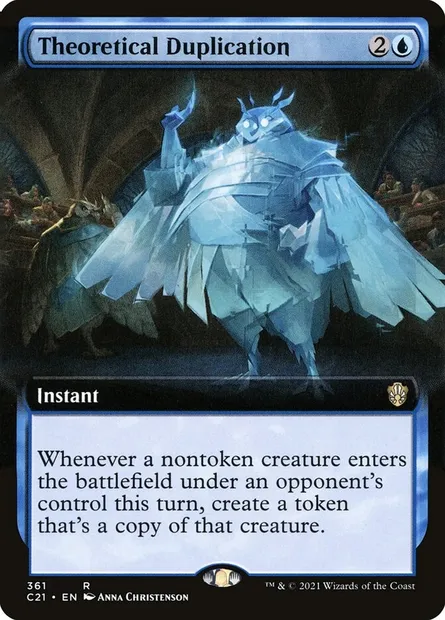 Theoretical Duplication, Magic card C21 361 — Commander 2021 set