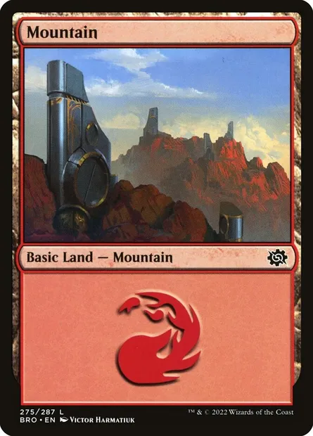 Mountain, Magic card BRO 275 — The Brothers' War set