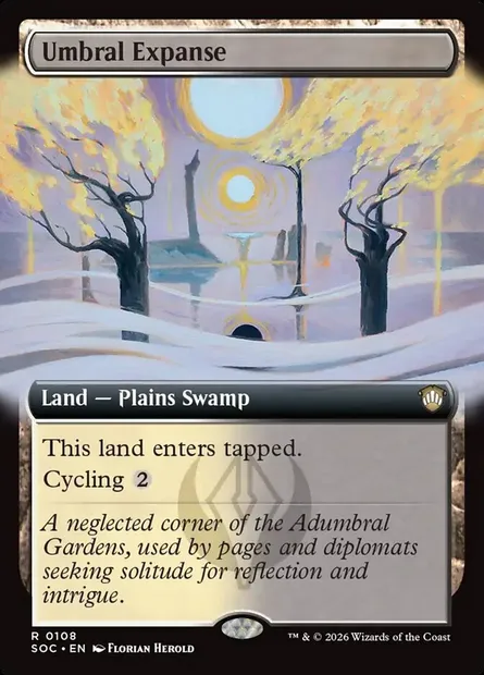 Umbral Expanse, Magic card SOC 108 — Secrets of Strixhaven Commander set