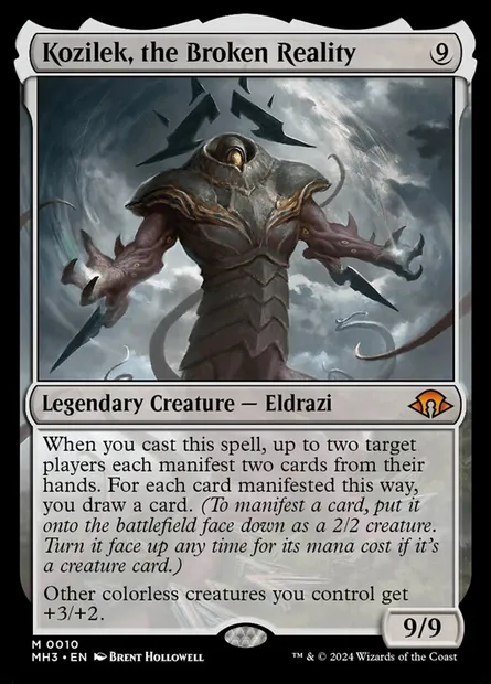 Kozilek, the Broken Reality, Magic card MH3 10 — Modern Horizons 3 set