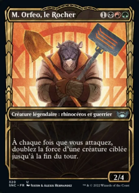 M. Orfeo, le Rocher, carte Magic SNC 320 — extension Les rues de la Nouvelle-Capenna