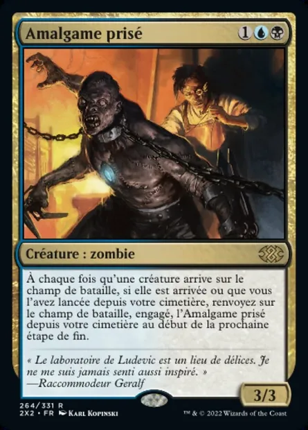 Amalgame prisé, carte Magic 2X2 264 — extension Double Masters 2022