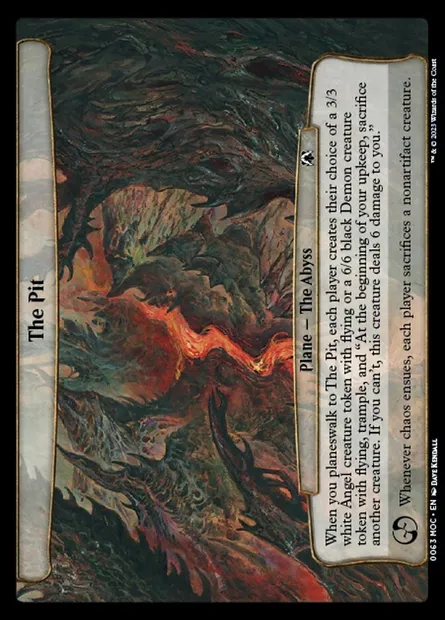 The Pit, Magic card MOC 63 — March of the Machine Commander set